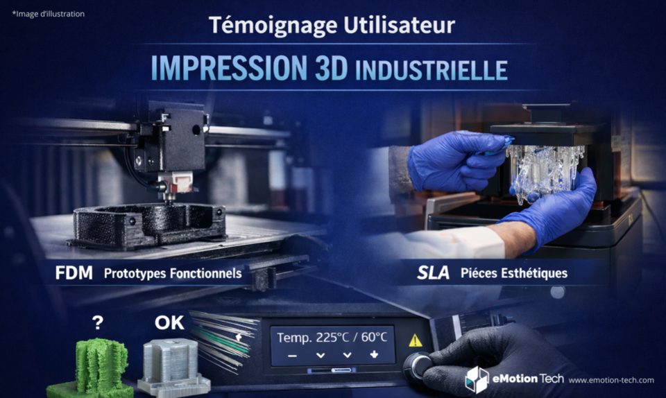 Témoignage utilisateur : optimiser le développement produit grâce à l’impression 3D
