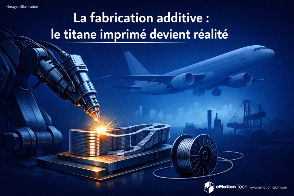 Titane imprimé en 3D : la fabrication additive franchit un cap industriel majeur