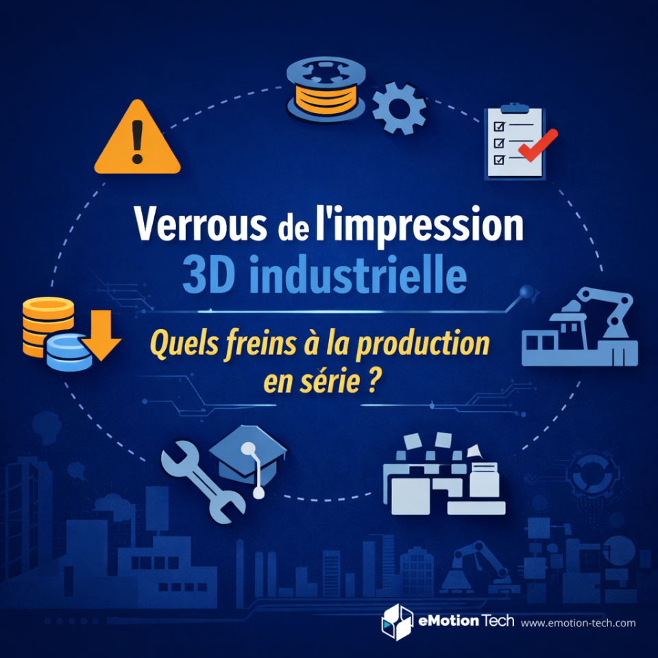 Verrous de l’impression 3D industrielle : où en est réellement la production en 2026 ?