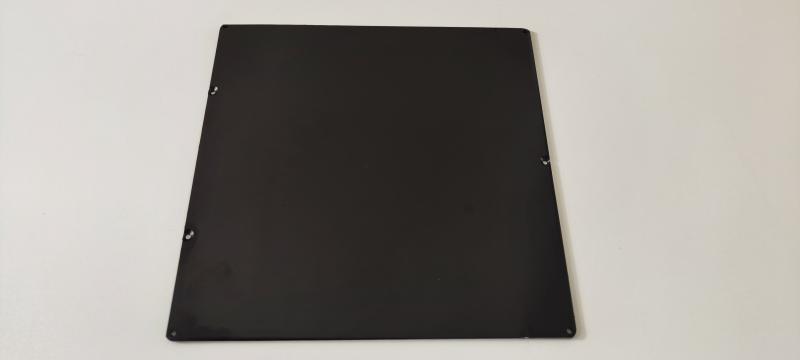 Plaque aluminium noire I3 virtuelle