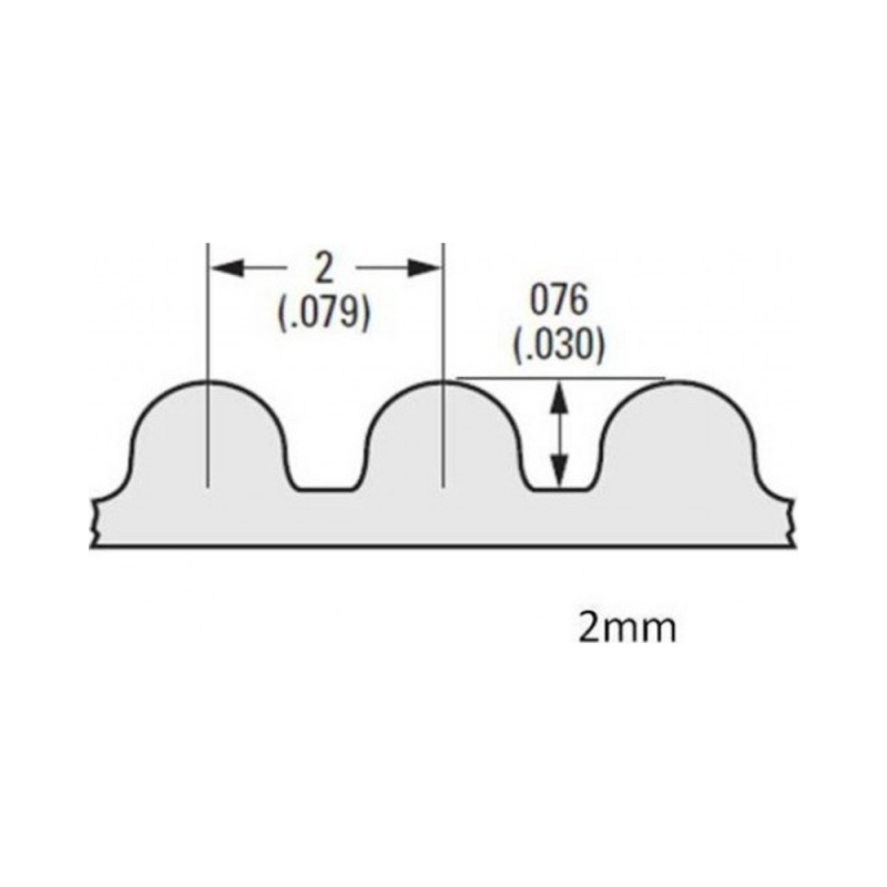 Courroie GT2 largeur 10mm au mètre
